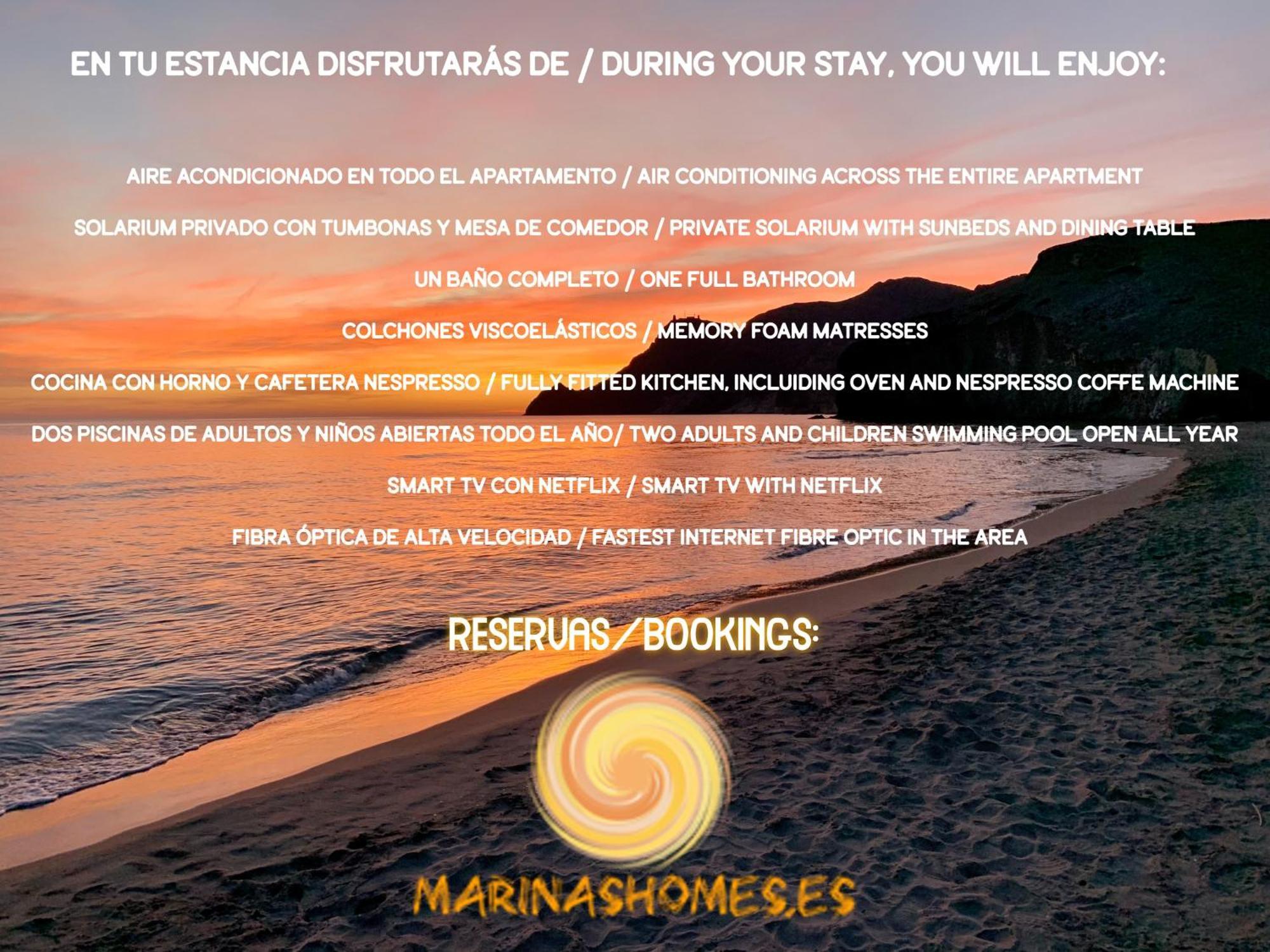 Marinas Sunset - Tu Duplex Con Solarium Privado! Appartement Vera Buitenkant foto